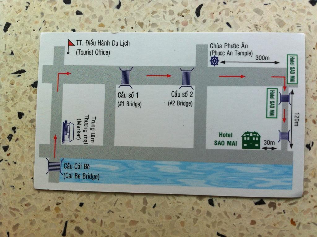 Sao Mai Hotel Cai Be Bagian luar foto